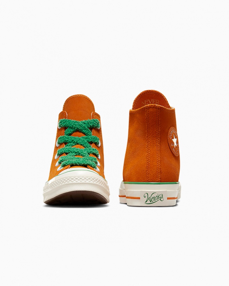 Converse Converse x Wonka Chuck 70 Oompa Loompa Orange Vert | AM7402935