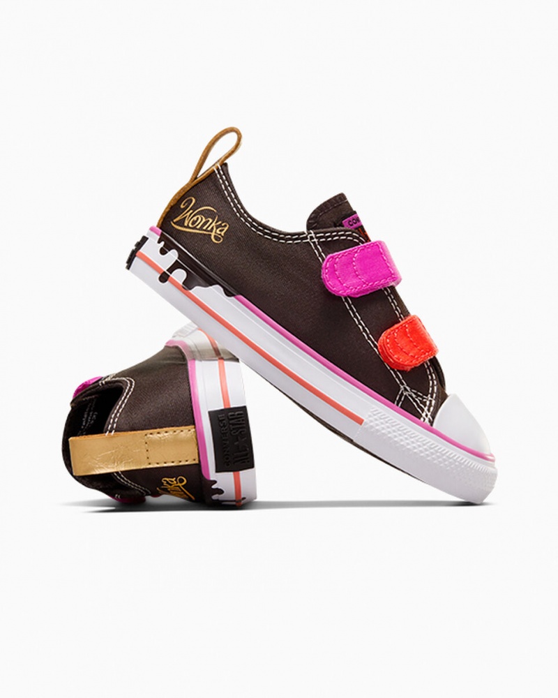 Converse Converse x Wonka Chuck Taylor All Star Easy On Marron Rose Blanche | EW9130678