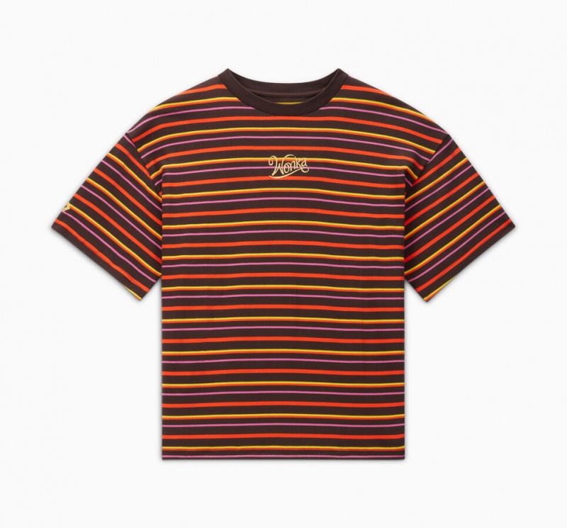 Converse Converse x Wonka Rayé T-Shirt Wonka Stripe | BP0524183