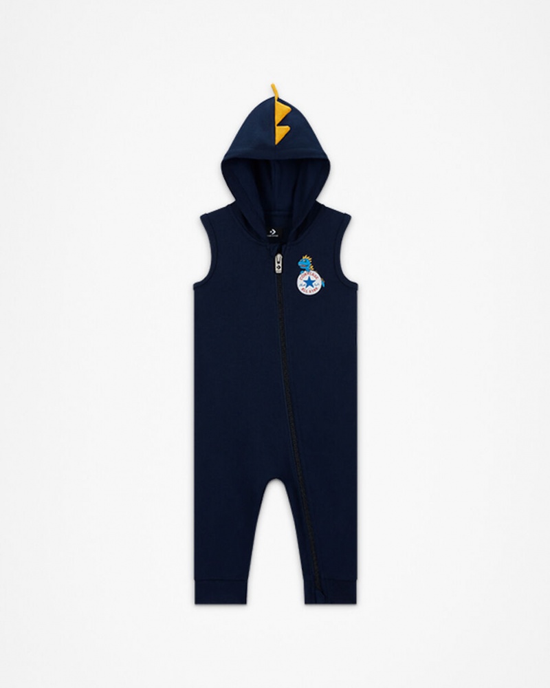 Converse Dino Explorer Encapuchonné Coverall & Bodysuit Set Bleu Marine | TK6129435