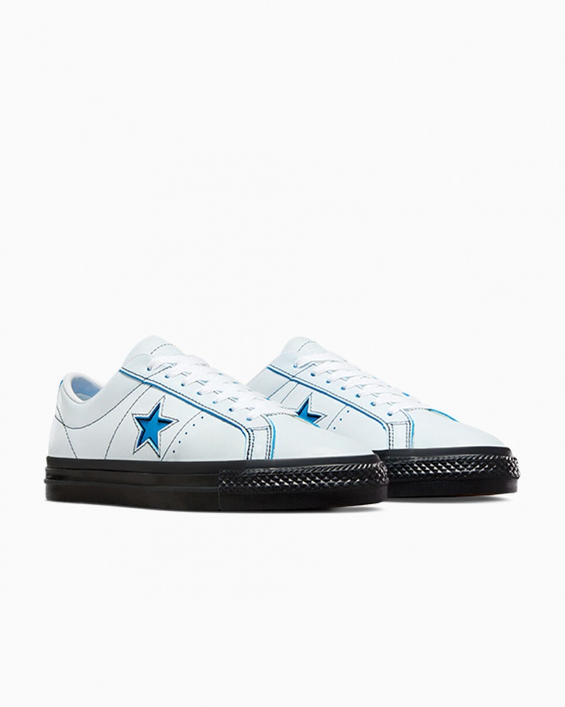 Converse Eddie Cernicky One Star Pro Blanche Noir Bleu | TU9135046