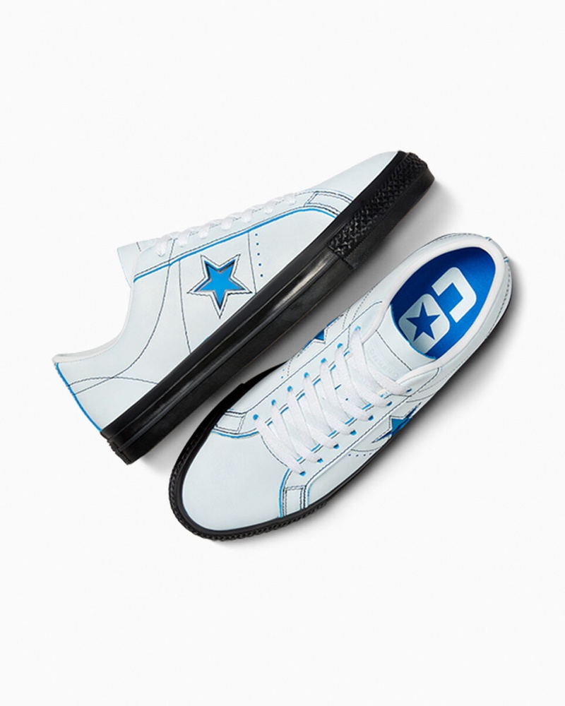 Converse Eddie Cernicky One Star Pro Blanche Noir Bleu | TU9135046