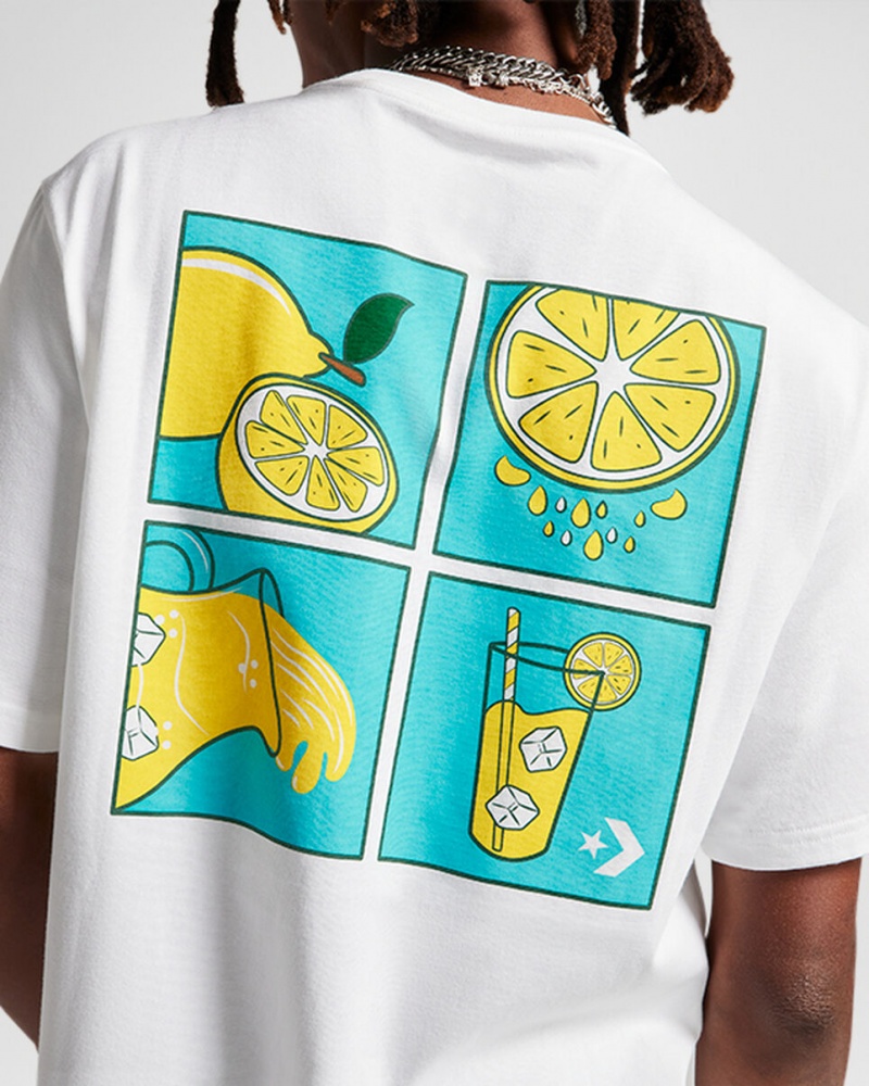 Converse How-To Lemonade T-Shirt Blanche | AI4307826