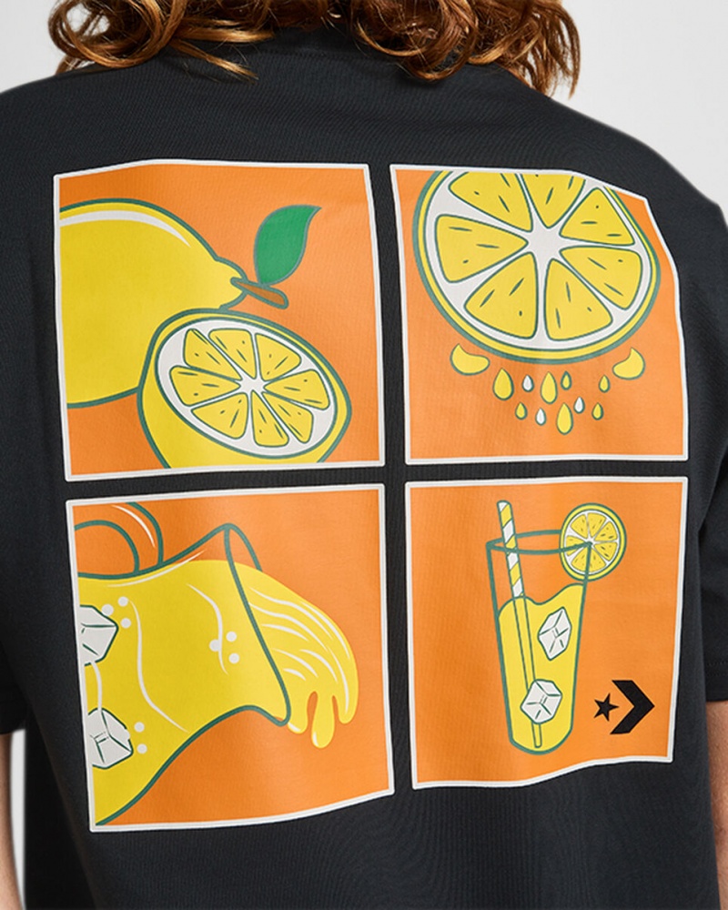 Converse How-To Lemonade T-Shirt Noir | DU4892635