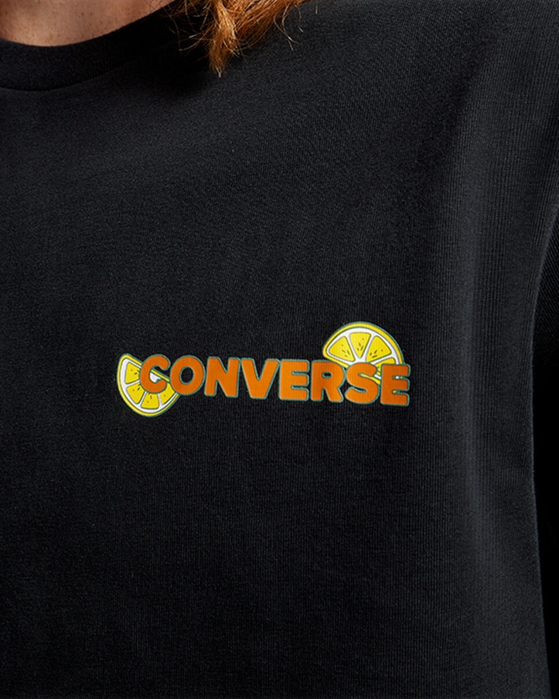 Converse How-To Lemonade T-Shirt Noir | DU4892635