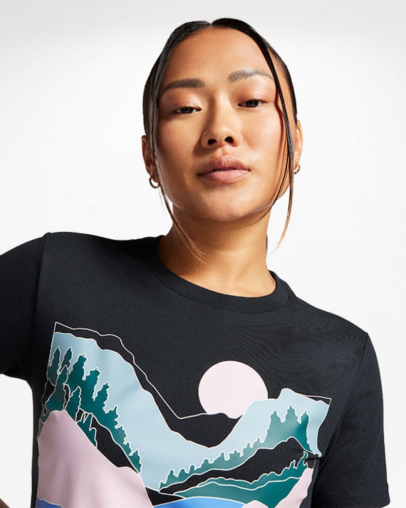 Converse Outdoor Art T-Shirt Noir | FM5720183