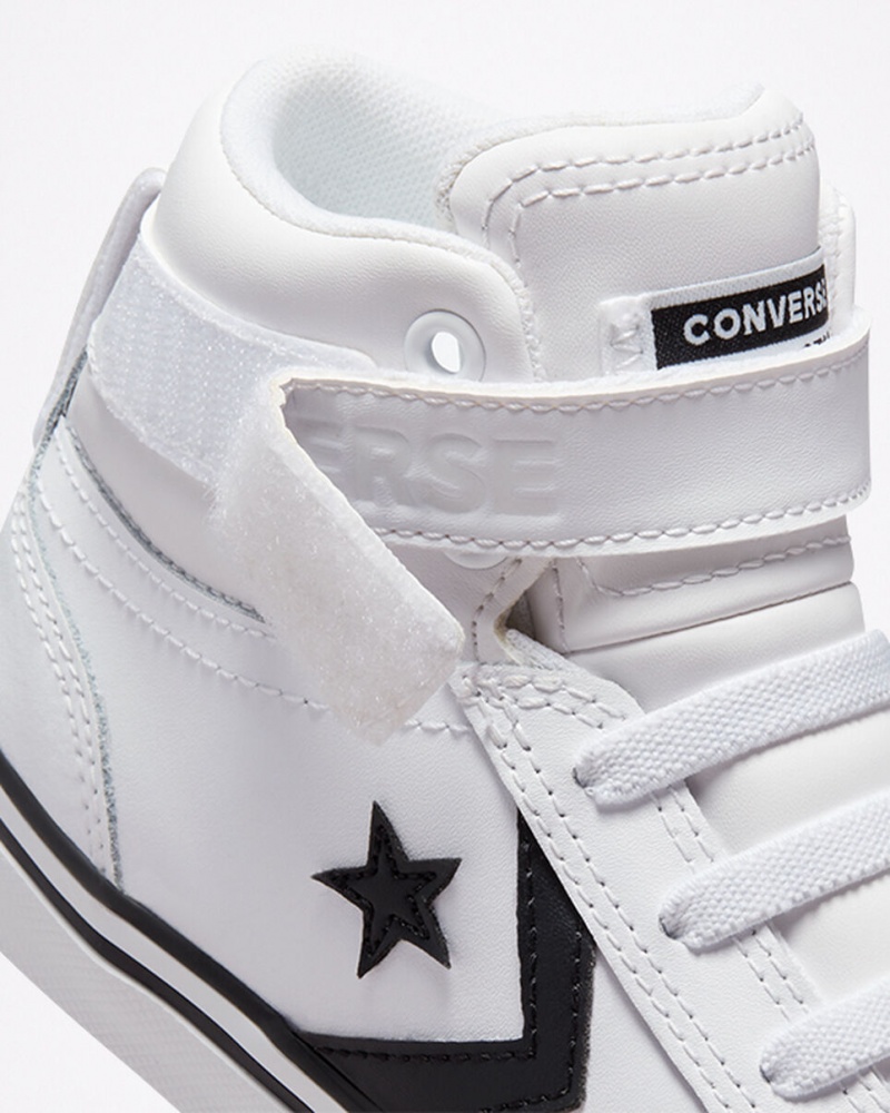 Converse Pro Blaze Brides Cuir Blanche Noir Blanche | GD7025468