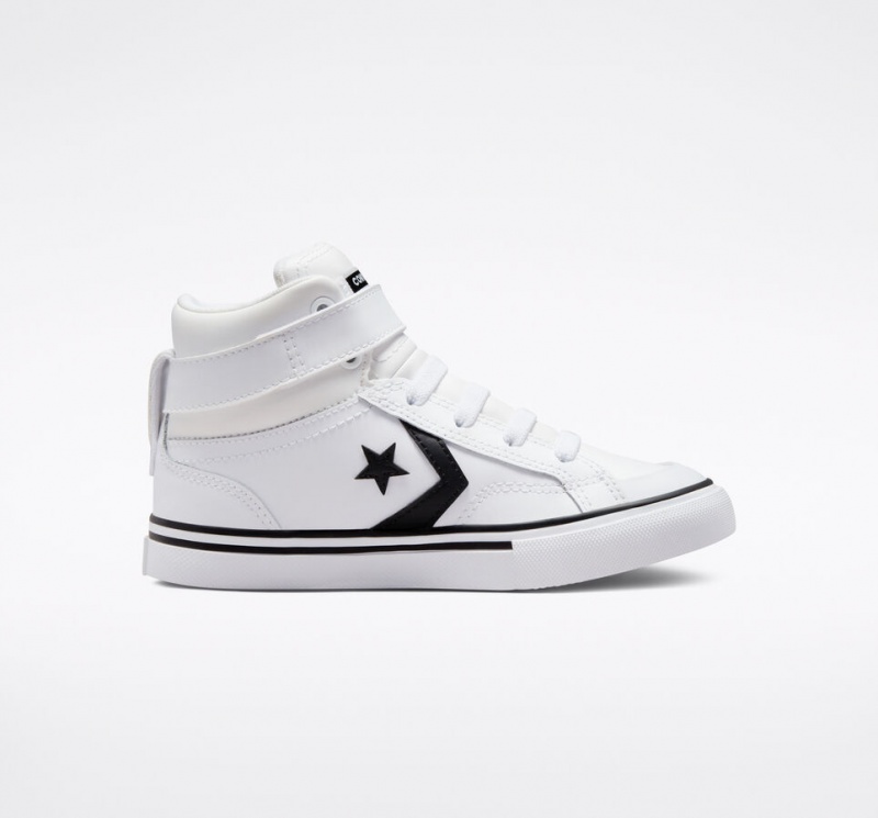 Converse Pro Blaze Brides Cuir Blanche Noir Blanche | GD7025468