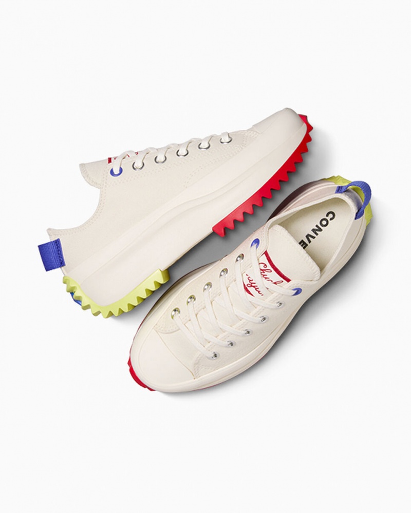 Converse Run Star Hike Plateforme Heel Loop Bleu Rouge | UF2786934