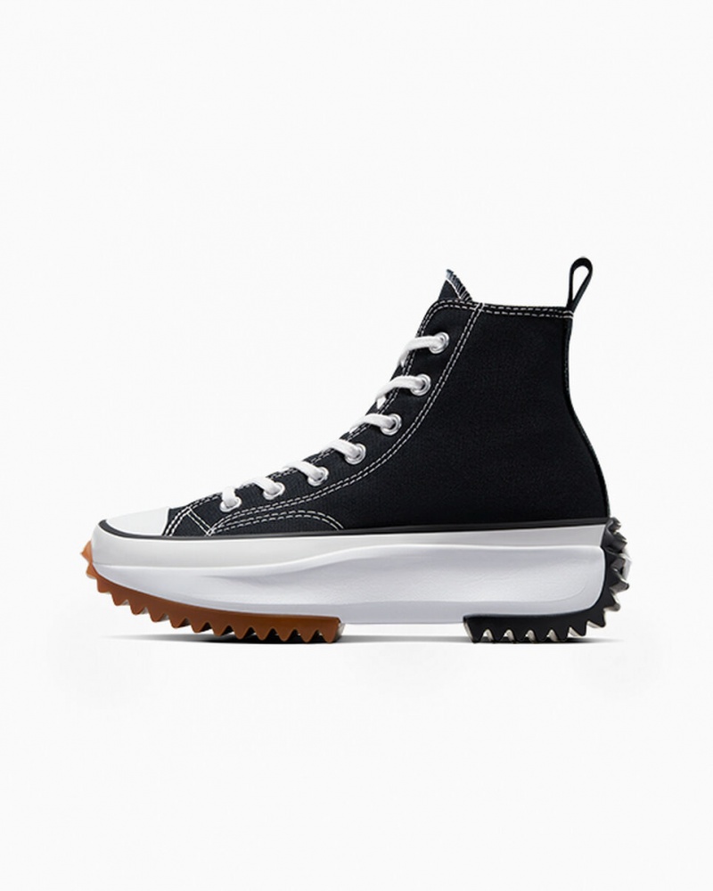 Converse Run Star Hike Plateforme Noir Blanche | JC1258609