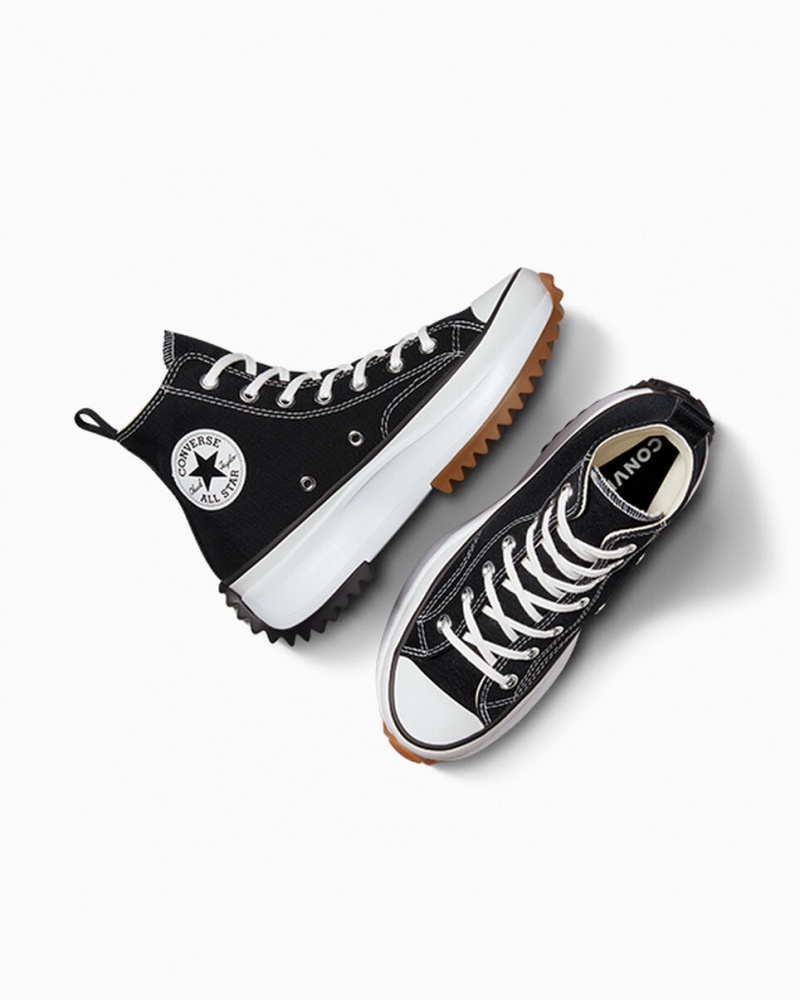 Converse Run Star Hike Plateforme Noir Blanche | JC1258609