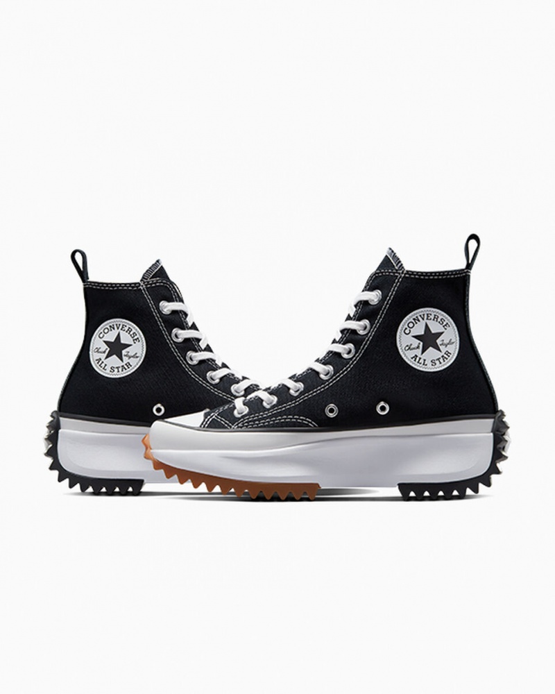 Converse Run Star Hike Plateforme Noir Blanche | JC1258609