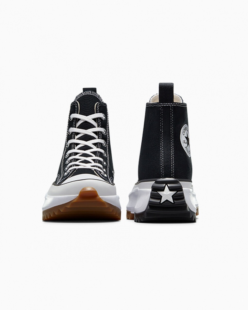 Converse Run Star Hike Plateforme Noir Blanche | JC1258609