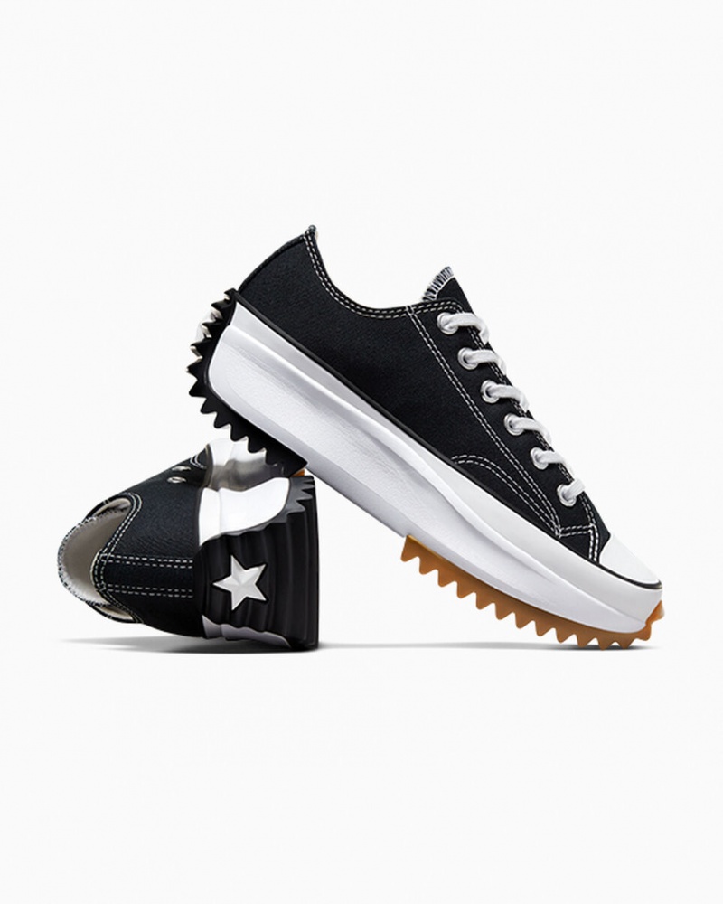 Converse Run Star Hike Plateforme Noir Blanche | DB7510932