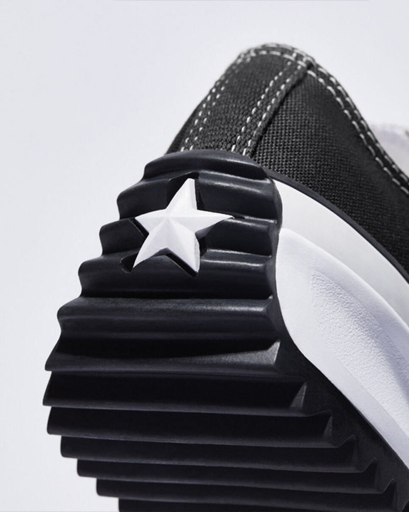 Converse Run Star Hike Plateforme Noir Blanche | DB7510932