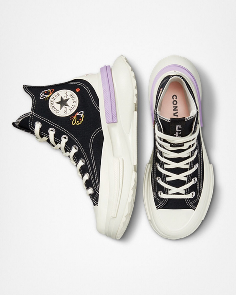 Converse Run Star Legacy CX Plateforme Butterfly Wings Noir | HB0718652