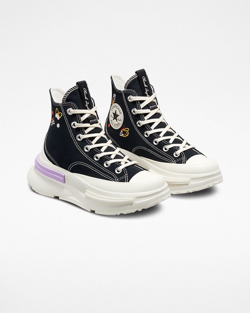 Converse Run Star Legacy CX Plateforme Butterfly Wings Noir | HB0718652