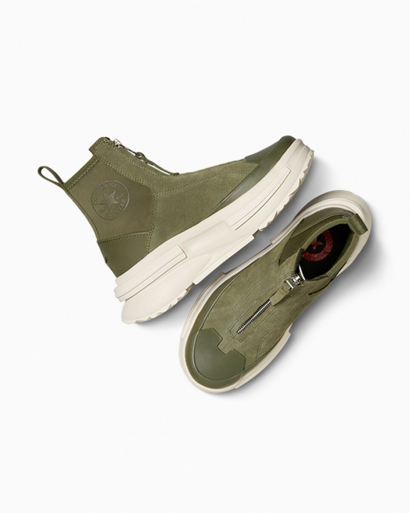 Converse Run Star Legacy Chelsea CX Plateforme Daim Utility / Egret / Egret | IU1840923