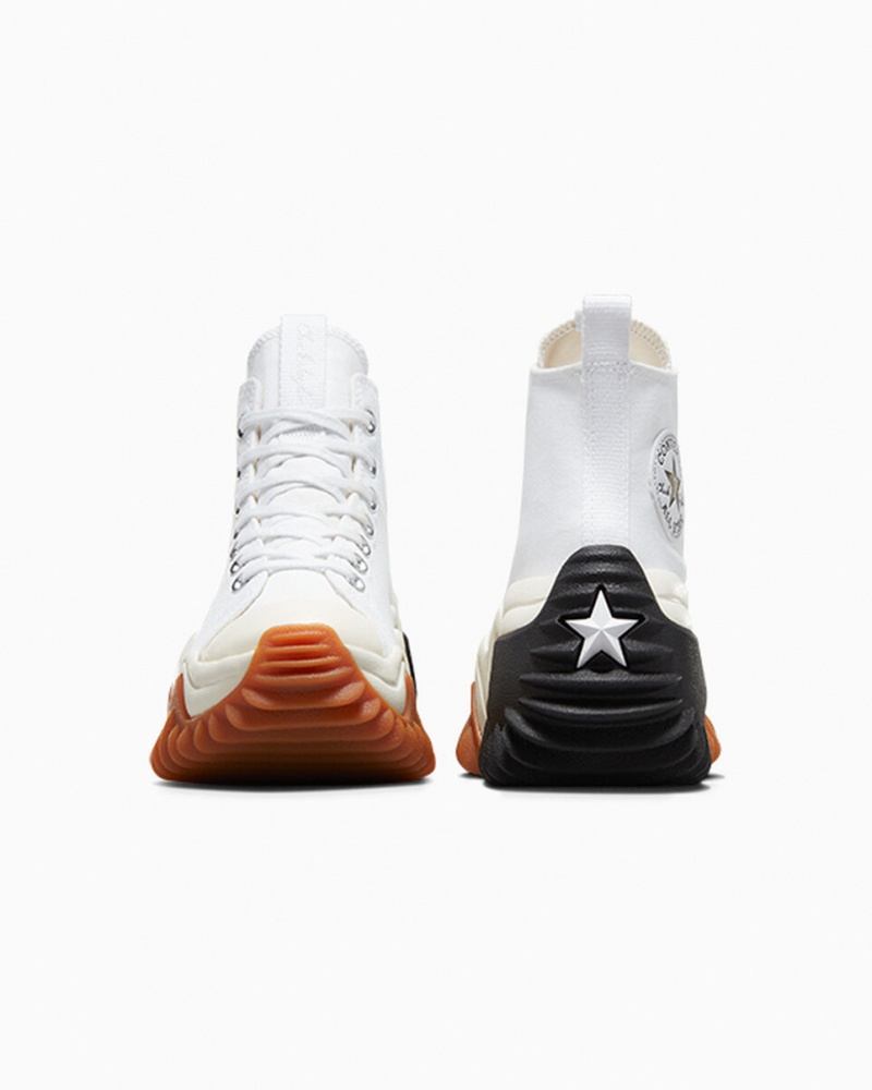 Converse Run Star Motion CX Plateforme Blanche Noir | US7984631