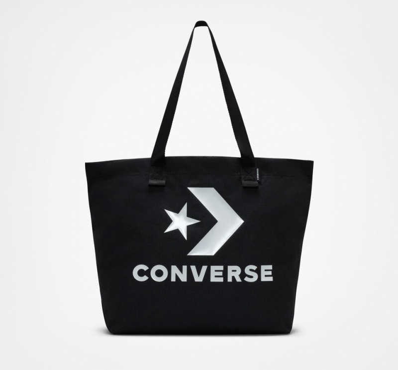 Converse Star Chevron Tote Noir Blanche | YN3924570