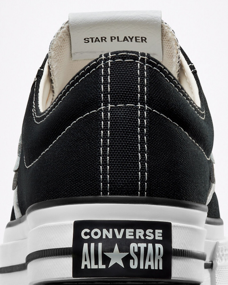 Converse Star Player 76 Noir Blanche Noir | WV8503274