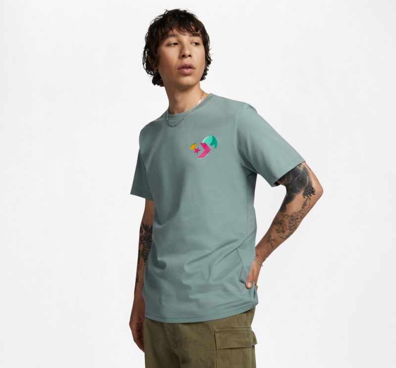 Converse Tropical Drink T-Shirt Grise | BI5208137